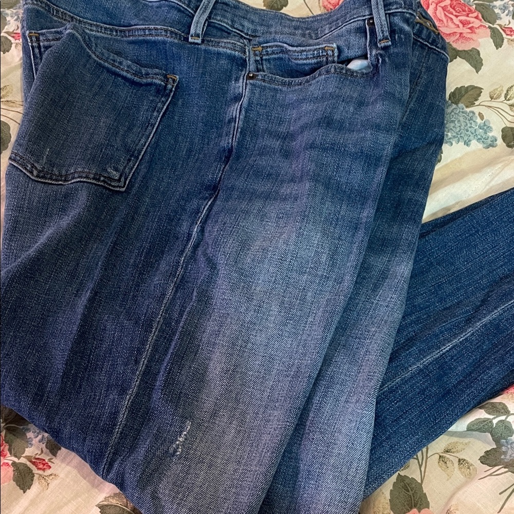 Frame Denim Women's Straight Leg Jeans in Blue